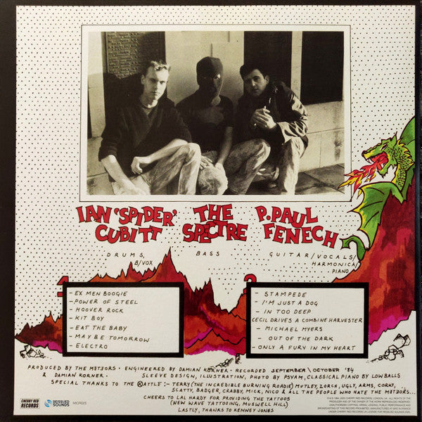 METEORS (メテオス) - Stampede! (UK/EU 正規100枚限定再発ナンバリング入り「イエロー&レッドスプラッターヴァイナル」 LP/NEW) '84年3rdアルバム