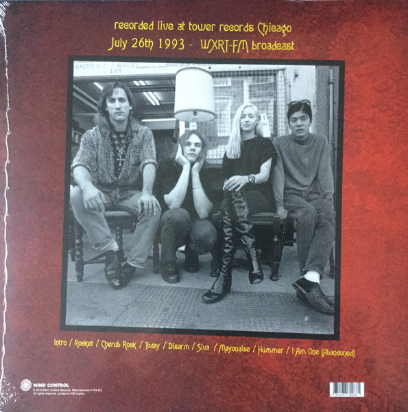 SMASHING PUMPKINS (スマッシング・パンプキンズ) - Mayonaise Dream - Broadcast From Tower Records, July 1993 (EU 500枚限定リリース LP/NEW) アコースティック・ライブアルバム