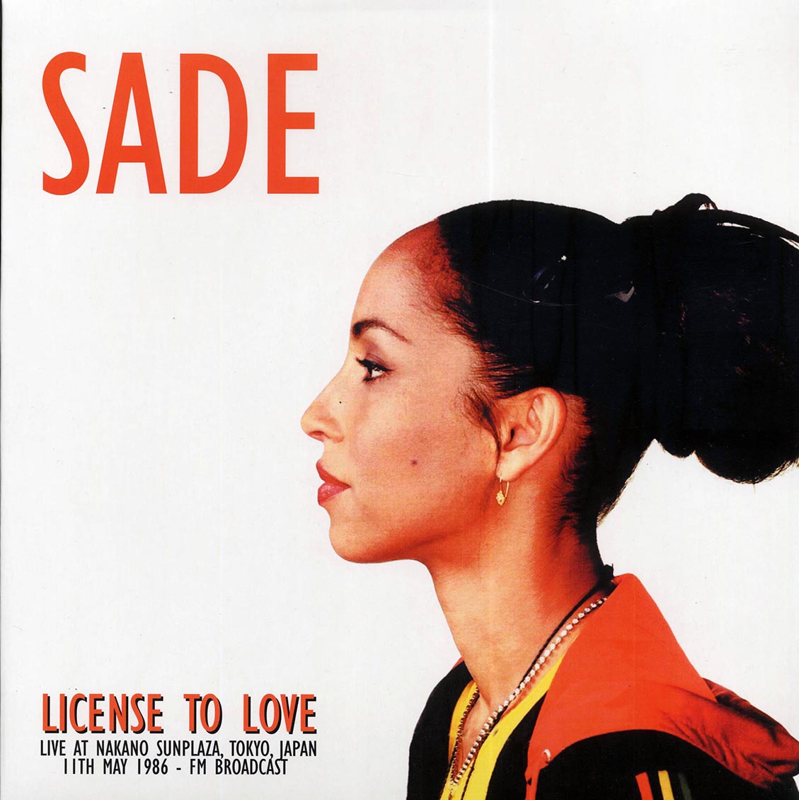 SADE (シャーデー) - License To Love : Live at Nakano Sunplaza, Tokyo, Japan (Italy 500枚限定リリース LP/NEW)