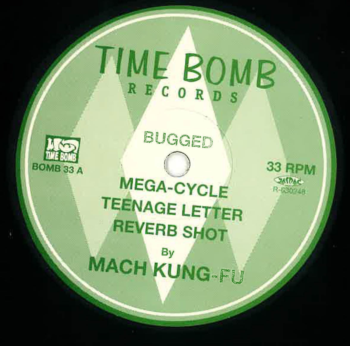 MACH KUNG-FU (マッハ・カンフー)- BUGGED (Japan タイムボム 限定 10インチ・アルバム /New)