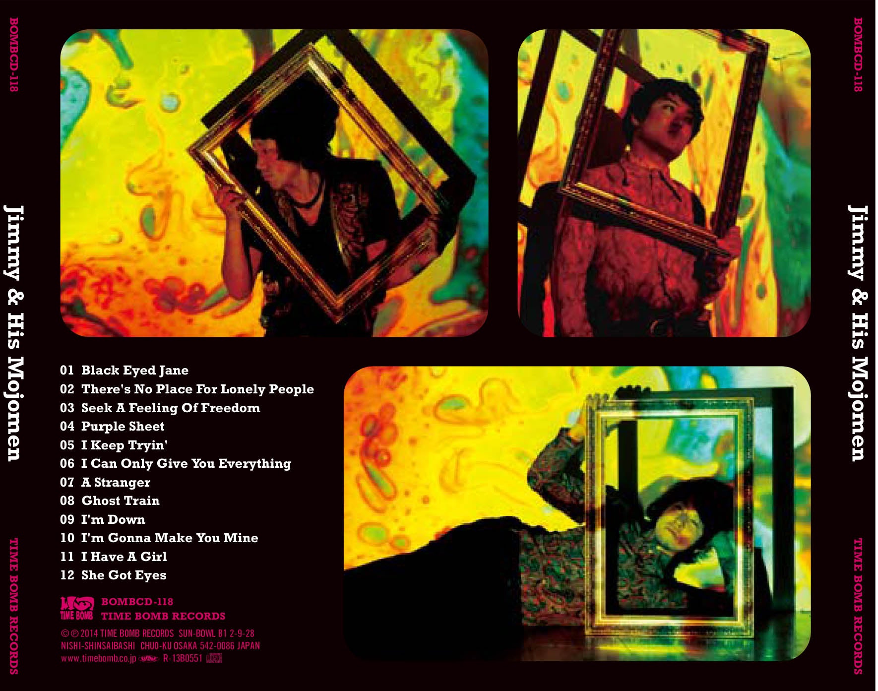 JIMMY & HIS MOJOMEN - Jimmy & His Mojomen (Japan タイムボム 限定 CD/ New) 大阪暴走LSD-R&B・ガレージ・トリオ、2014年デビュー・アルバム!