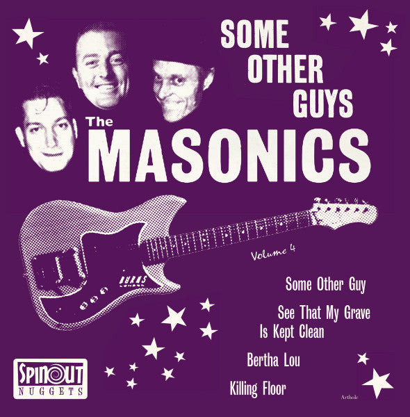 MASONICS, THE (マーソニックス = 元ミルクシェイクス他、英ガレージレジェンド) - Some Other Guys Volume 4 (UK limited 4-track 7-inch EP, 500 copies/New) Fourth installment of their 2025 cover EP series