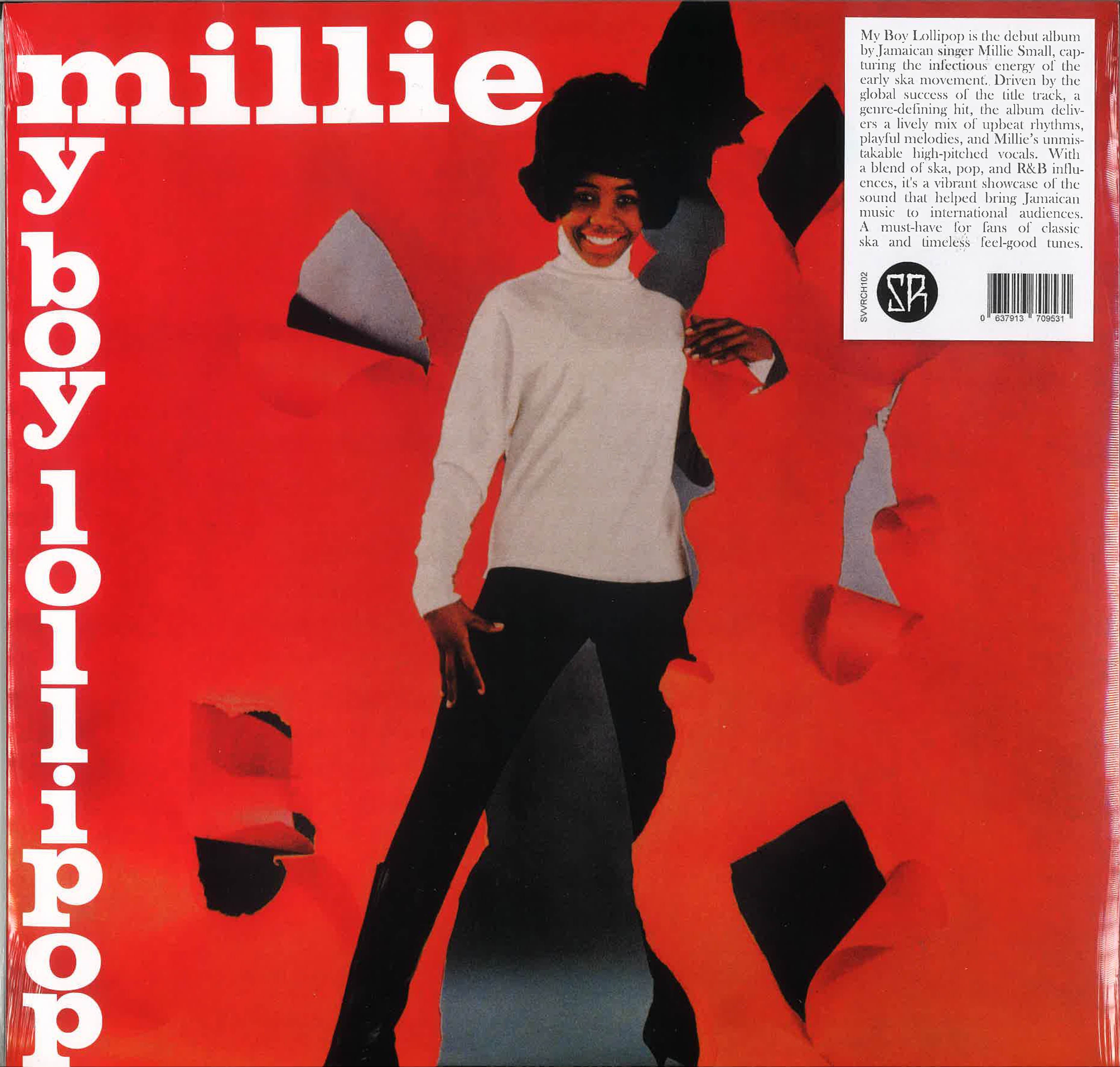MILLIE (SMALL) (ミリー(スモール)) - My Boy Lollipop (EU 限定プレス・アナログ LP/New-SVVRCH-102)女子SKAレジェンドのベスト全18曲!