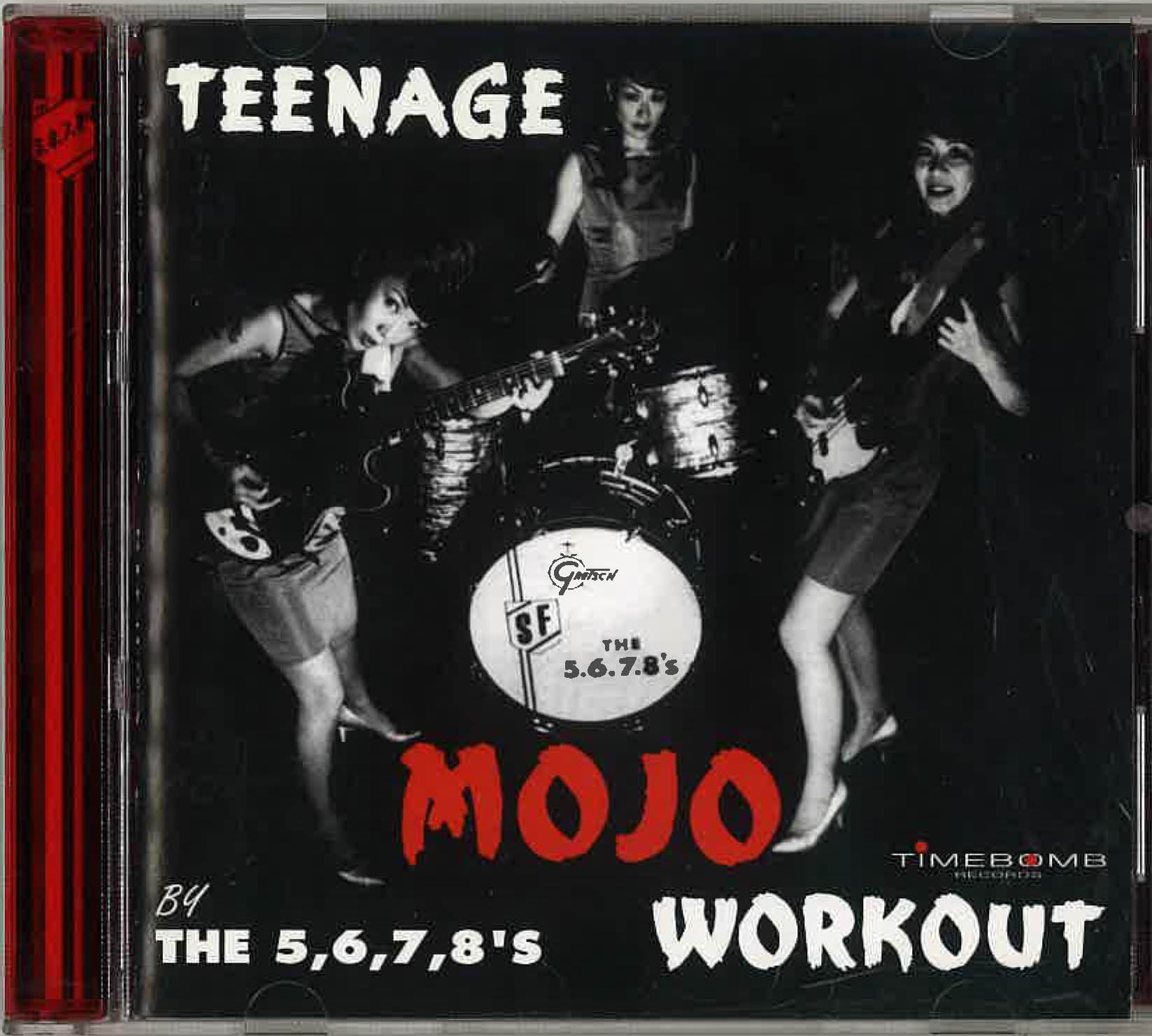 5.6.7.8’S (ザ・ファイブ・シックス・セブン・エイツ) - Teenage Mojo Workout (Japan タイムボム初回「赤プラケース」CD/New) '02年フルセカンドアルバム!