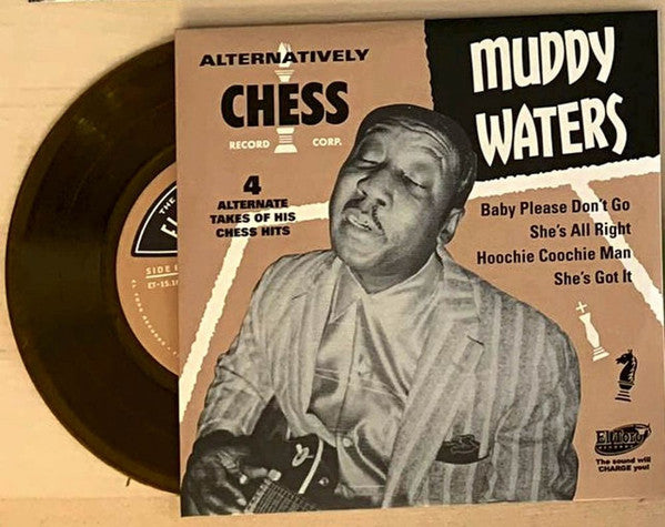 MUDDY WATERS (マディウォーターズ) - Alternatively CHESS / Baby Please Don't Go +3 (Spain 限定4曲入りジャケ付き「クリア・ブラウン盤」7インチEP/New) スタジオ録音「別テイク」4曲