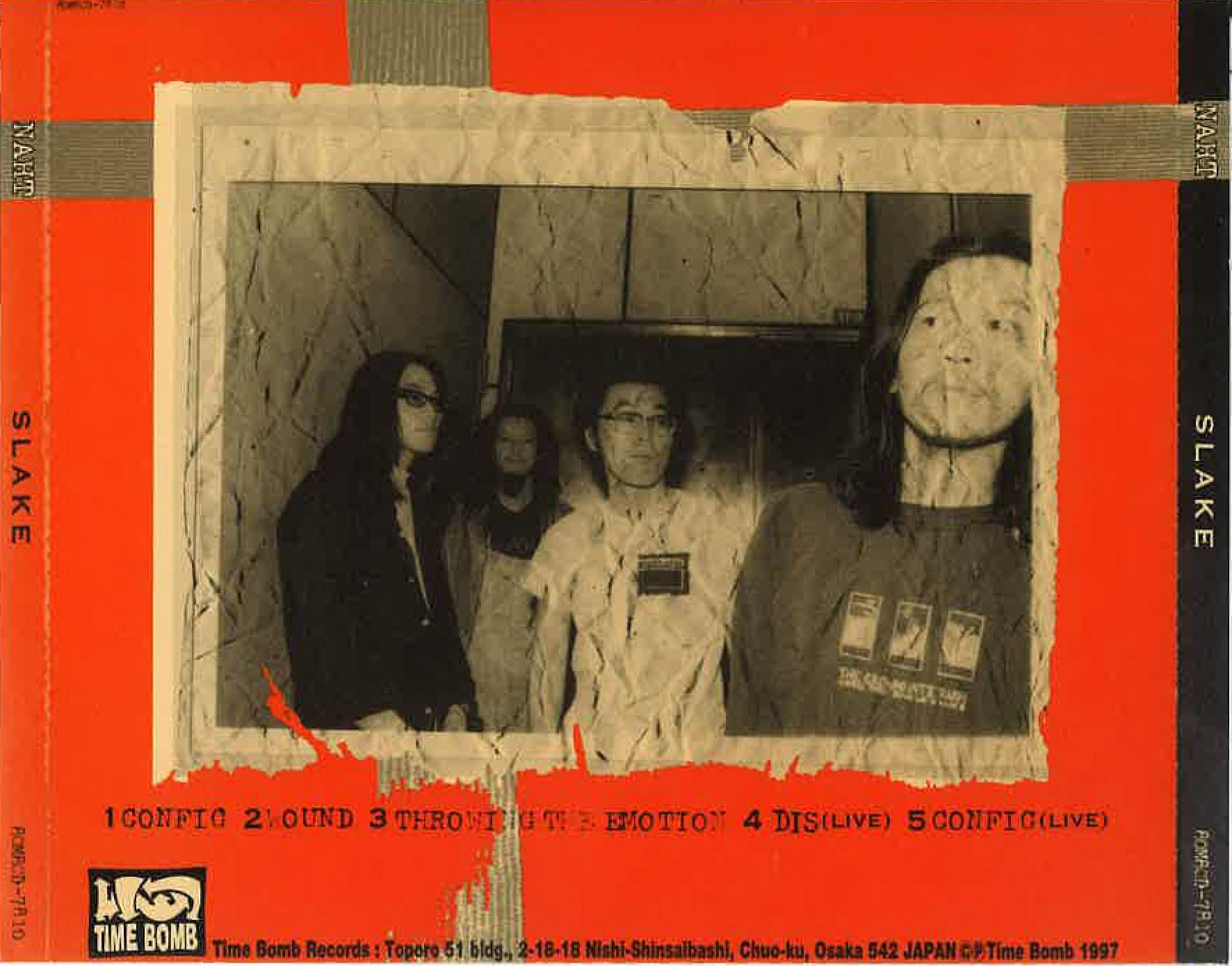 NAHT (ナート) - Slake (Japan タイムボム「ボーナス入り」限定 5曲入りCDEP/New)’97年デビューEP