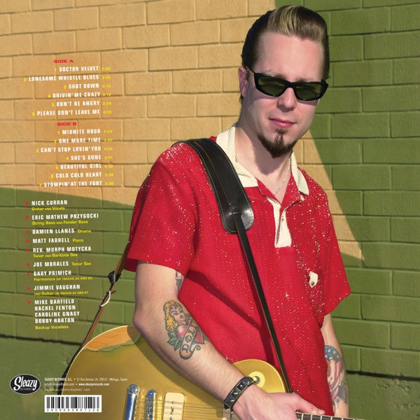 NICK CURRAN & THE NITELIFES (ニック・カラン &ザ・ナイトライフズ) - Doctor Velvet (スペイン限定「ゴールド VINYL」再発180g LP-見開きジャケ/New) '03年名作セカンド・アルバム