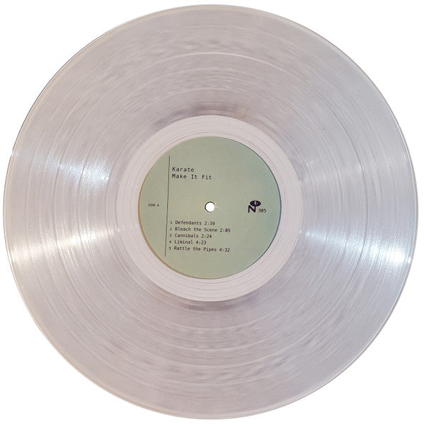 KARATE (カラテ) - Make It Fit (US-EU 限定「クリスタル・クリアヴァイナル」 LP/NEW)