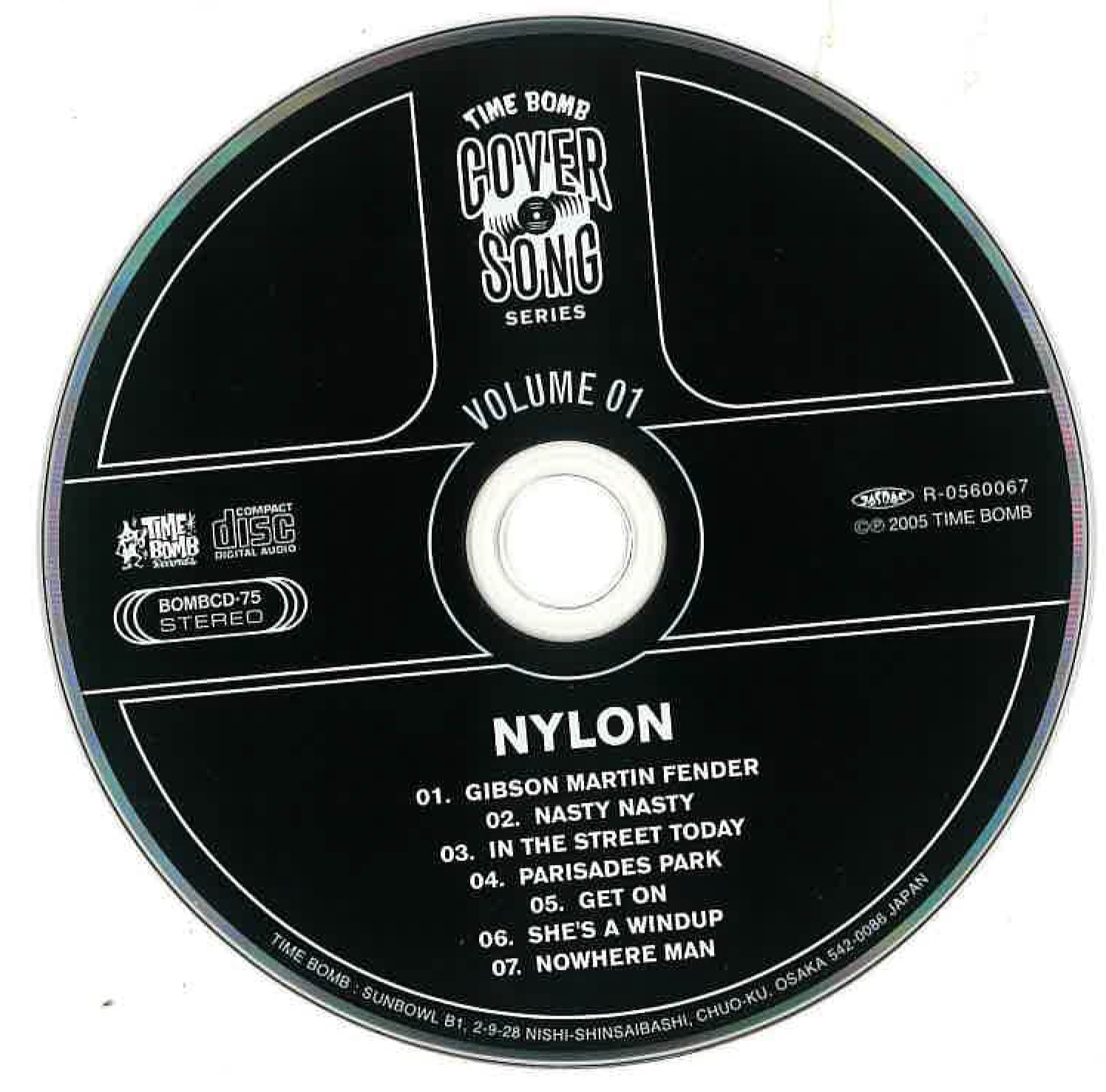 NYLON (ナイロン) - Cover Song Series Vol.1 (Japan タイムボム 限定 7曲入りCDミニ・アルバム/New) ルーツPUB、パンク名曲カヴァ!