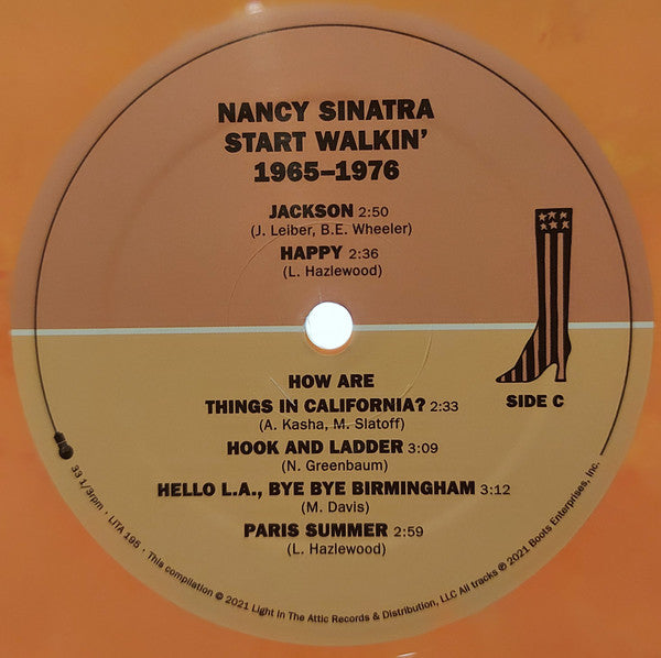 NANCY SINATRA (ナンシー・シナトラ)  - Start Walkin' 1965-1976 (US 限定「カラー（黄・オレンジ・サンライズ）VINYL」2xLP+Booklet, Obi/New)