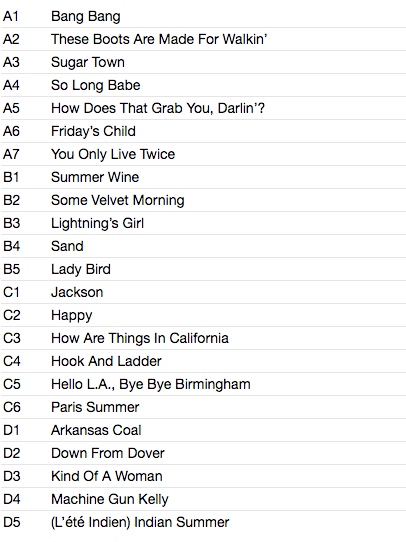 NANCY SINATRA (ナンシー・シナトラ) - Start Walkin' 1965-1976 (US 500枚限定「カラー(黄色)VINYL」2xLP+ブックレット, 帯/New)