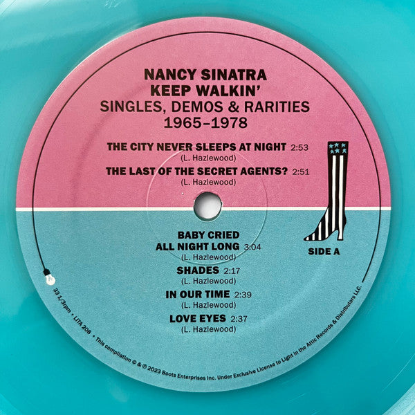 NANCY SINATRA (ナンシー・シナトラ) - Keep Walkin’: Singles, Demos & Rarities 1965-1978 (US 限定リマスター「ブルー VINYL」2xLP+帯、ブックレット/New)