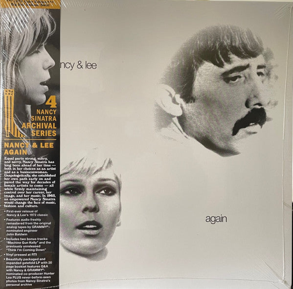 NANCY SINATRA & LEE HAZLEWOOD (ナンシー・シナトラ & リー・ヘイズルウッド) - Nancy & Lee Again  (US 限定復刻リマスター再発「サイケ・レッド・ヴァイナル」LP+帯、本/New)