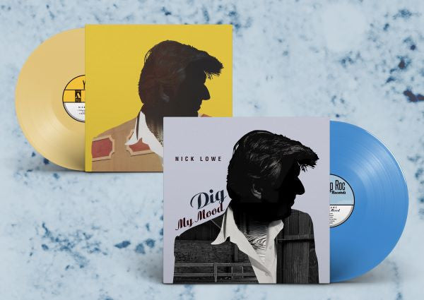 NICK LOWE (ニック・ロウ) - Dig My Mood (US 発売25周年限定1500枚再発「ブルーVINYL」LP+「イエローVINYL」10"/ New) '98年49歳時の名作アルバム!