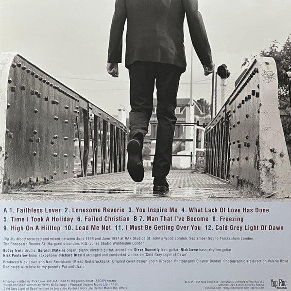 NICK LOWE (ニック・ロウ) - Dig My Mood (US 発売25周年限定1500枚再発「ブルーVINYL」LP+「イエローVINYL」10"/ New) '98年49歳時の名作アルバム!