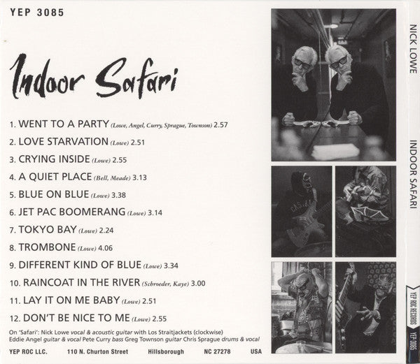 NICK LOWE (ニック・ロウ) - Indoor Safari (US 限定見開き紙ジャケCD/New) '24年75歳でのニューアルバム!
