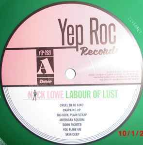 NICK LOWE (ニック・ロウ) - Labour Of Lust (US 限定ボーナス入り再発「グリーン・ヴァイナル」LP/ New) '79年名作2ndアルバム