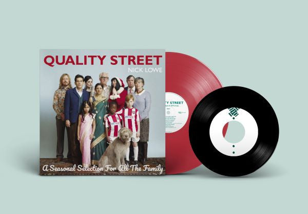 NICK LOWE (ニック・ロウ) - Quality Street (US発売10周年限定再発「赤盤」LP+7インチ/ New)2013年Xマス・アルバム