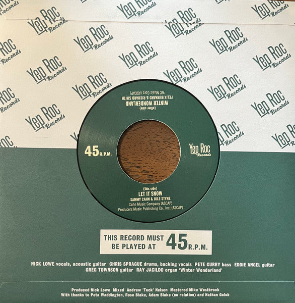 NICK LOWE (ニック・ロウ) - Quality Street (US発売10周年限定再発「赤盤」LP+7インチ/ New)2013年Xマス・アルバム