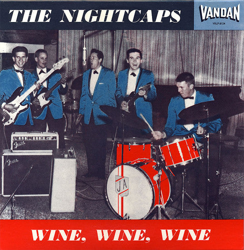 NIGHTCAPS (ナイトキャップス) - Wine, Wine, Wine (US '80年代限定復刻再発「黒盤?」LP/廃盤 New)