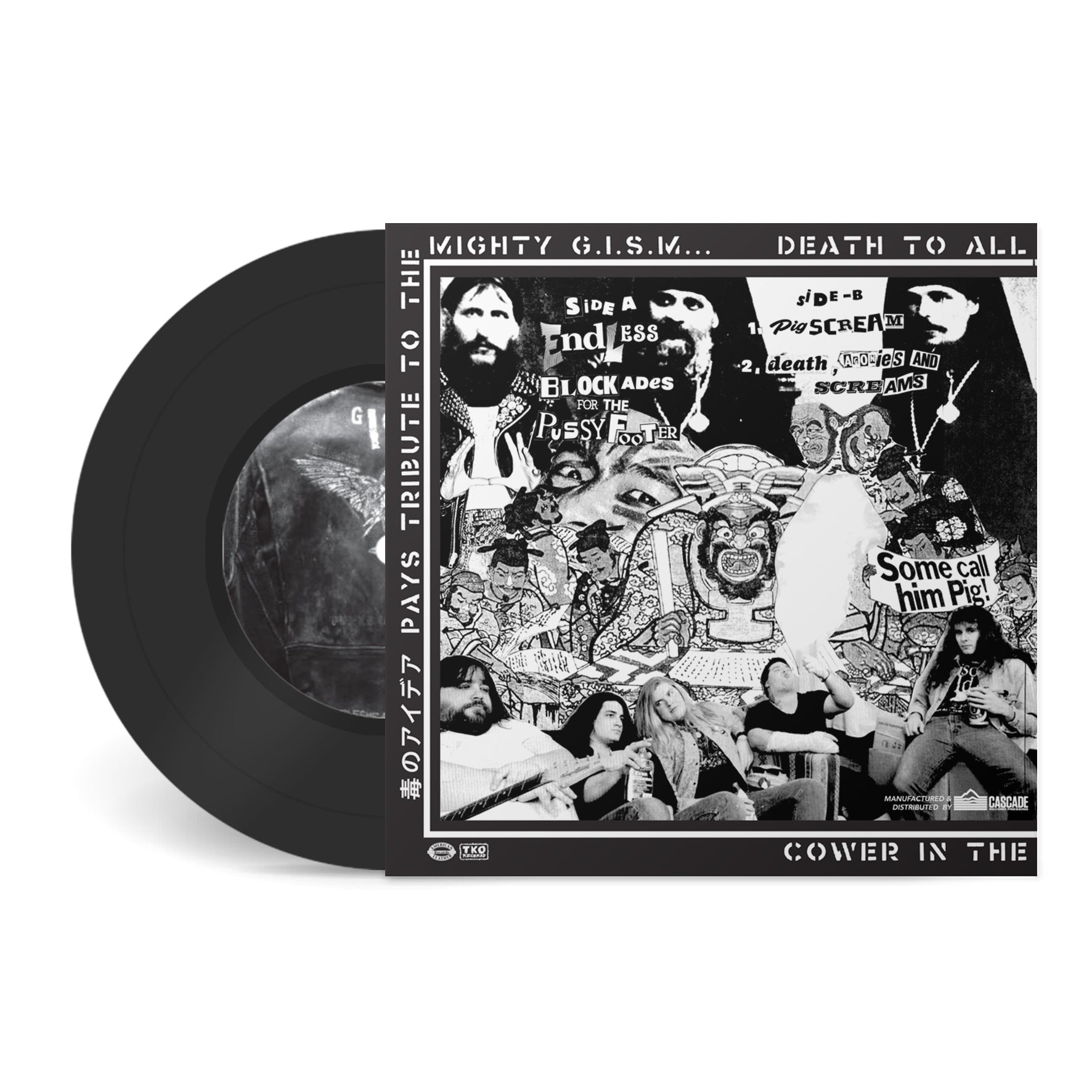 POISON IDEA (ポイズン・アイデア) - Tribute To G.I.S.M. (US 1,200枚限定「ブラックヴァイナル」7"/New)横山SAKEVI氏トリビュート !