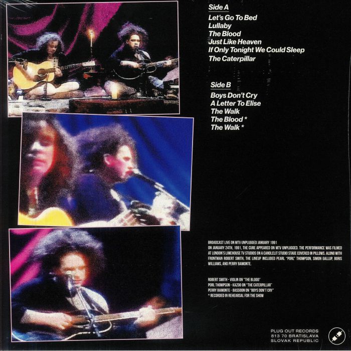 CURE, THE (ザ・キュアー) - Unplugged (Slovakia 限定リリース LP/NEW) アコーティック・ライブアルバム