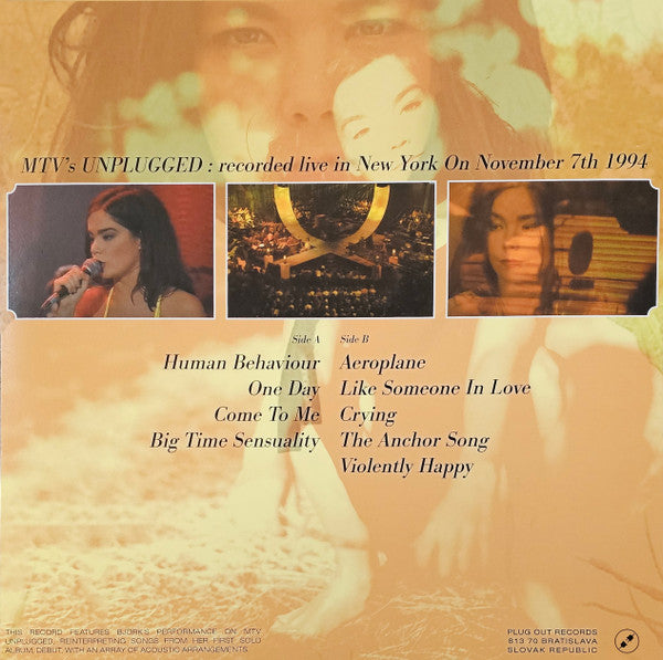 BJORK (ビョーク) - Unplugged (Slovakia 限定リリース LP/NEW)