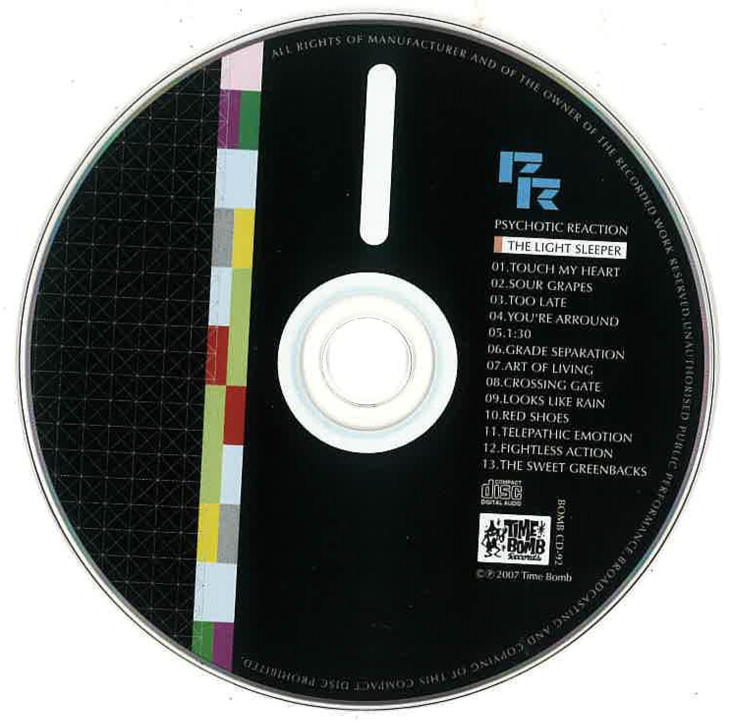 PSYCHOTIC REACTION (サイコティック・リアクション) - The Light Sleeper (日本 タイムボム 限定「ボーナス・エンハスト映像付き」 CD / New) 大阪パワーポップ ’07年デビューアルバム