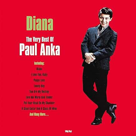 PAUL ANKA (ポール・アンカ) - Diana The Very Best Of Paul Anna (UK 限定プレス LP/New) ) ベスト全20曲