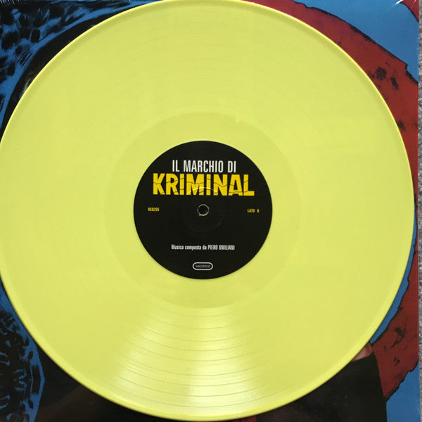 O.S.T.(サントラ) PIERO UMILIANI (音楽 : ピエロ・ウミリアーニ ) - Il Marchio Di Kriminal (Italy 500枚限定イエロー・ヴァイナル LP/New)