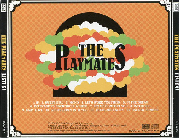 PLAYMATES, THE (ザ・プレイメイツ) - Listen! (日本 限定 CD/New) '03年4作目アルバム!