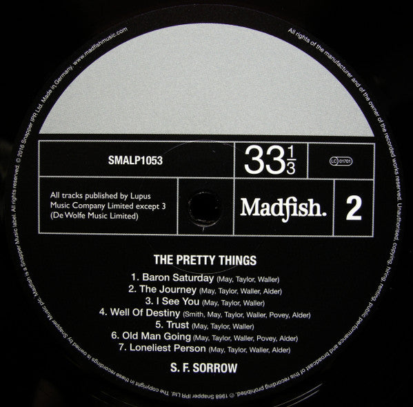 PRETTY THINGS (プリティ・シングス) - S.F.Sorrow (UK-EU 限定復刻リマスター再発 LP+見開きジャケ/New)