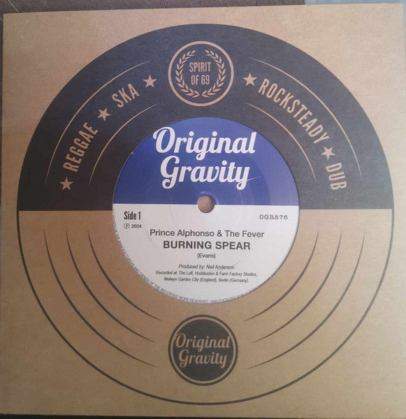 PRINCE ALPHONSO & THE FEVER / WOODFIELD RD ALLSTAR (プリンス・アルフォンソ&ザ・フィーヴァー/ウッドフィールド・ロード・オールスターズ) - Burning Spear (UK 限定 7"+カンパニースリーブ/New)