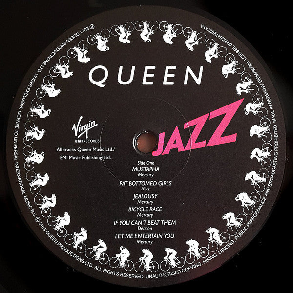 QUEEN (クイーン) - Jazz (UK-EU 限定「ハーフスピード・マスター(高音質)再発180g LP+ポスター付きエンボス見開きジャケ/New)