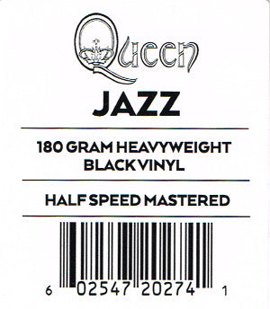 QUEEN (クイーン) - Jazz (UK-EU 限定「ハーフスピード・マスター(高音質)再発180g LP+ポスター付きエンボス見開きジャケ/New)