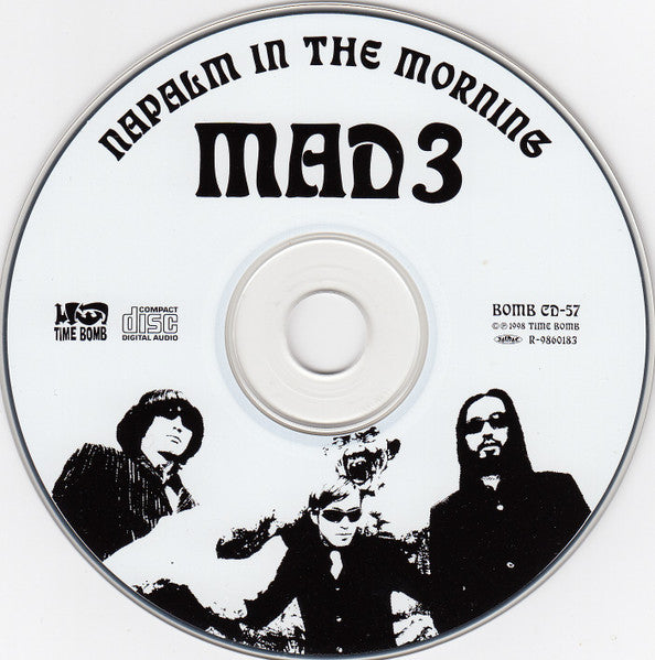 MAD 3 (マッド・スリー) - Napalm In The Morning (Japan タイムボム 限定 CD/New) '97年9曲入り!