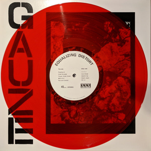 GAUZE (ガーゼ) - Equalizing Distort (Japan 正規再発「限定レッドヴァイナル」LP/ New) '86年セカンドアルバム!