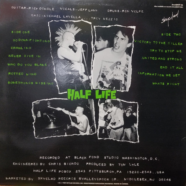 HALF LIFE (ハーフ・ライフ) - Never Give In (US '89 オリジナルLP/ New)