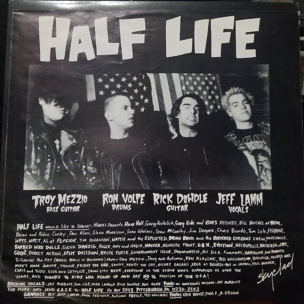 HALF LIFE (ハーフ・ライフ) - Never Give In (US '89 オリジナルLP/ New)