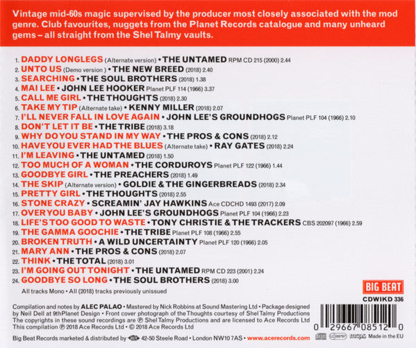 V.A. (シェル・タルミーが手がけた英国カルト・グループ・コンピレーション全24曲) - Planet Mod (UK-EU限定 CD/New)