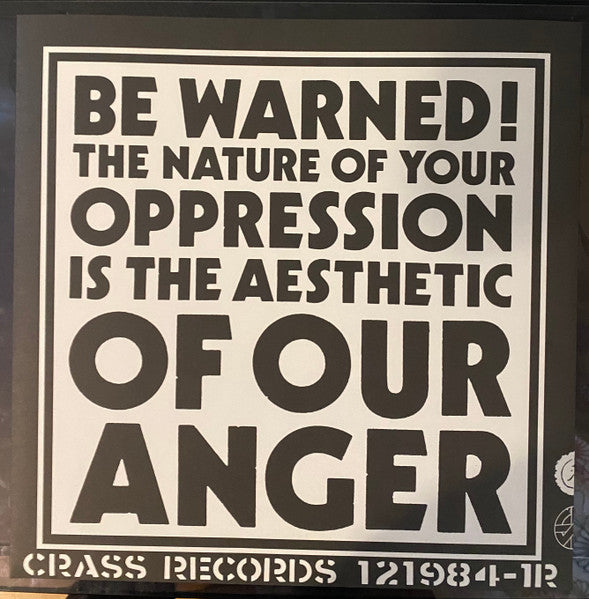 CRASS (クラス) - Yes Sir, I Will. (UK 限定再発 LP+ポスタースリーブ/ New)