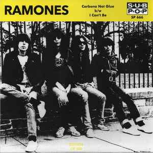 RAMONES (ラモーンズ) - Carbona Not Glue / I Can't Be (US 500枚限定再発「オレンジヴァイナル」7"/New) '77年の発禁トラック!