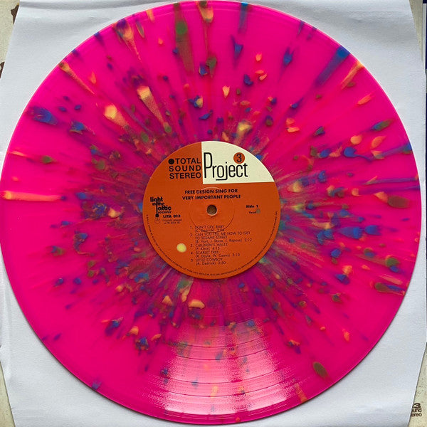 FREE DESIGN (フリー・デザイン) - Sing For Very Important People (US 限定復刻再発「ピンクスプラッターVINYL」LP/New) サンシャインPOP'70年名作5作目アルバム