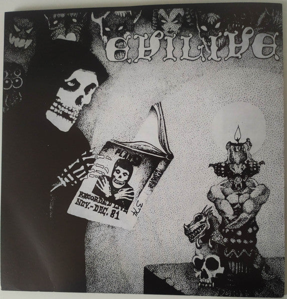 MISFITS (ミスフィッツ) - Evilive (EU 限定リプロ再発「ホワイトヴァイナル」7"/ New) '81年のN.Y.リッツとS.F.ブロードウェイでのライブ!