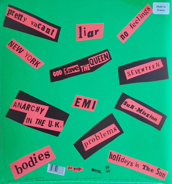 SEX PISTOLS (セックス・ピストルズ) - Never Mind The Bollocks (US '25年正規再発「限定ウルトラクリアヴァイナル」LP/New) 青/白インナー付き!