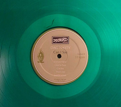 DAG NASTY (ダグ・ナスティー) - Can I Say (US 正規限定リマスター再発「グリーンヴァイナル」LP / New) '86年ファーストアルバム!