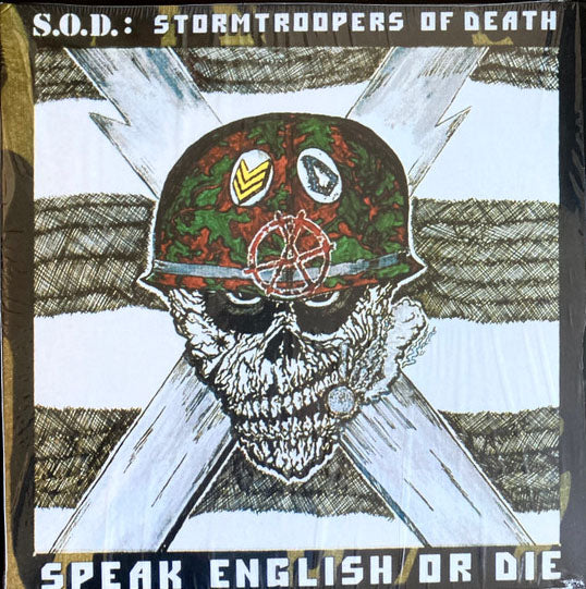 S.O.D. (Stormtroopers Of Death) (エス・オー・ディー : ストームトゥルーパーズ・オブ・デス) - Speak English Or Die (US 限定「30周年記念」正規再発 2xLP/New) '85年1STアルバム+ボーナス大量!