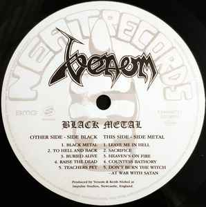 VENOM (ヴェノム) - Black Metal (Italy 「正規」限定再発 180g LP/New) '82年名作セカンド!