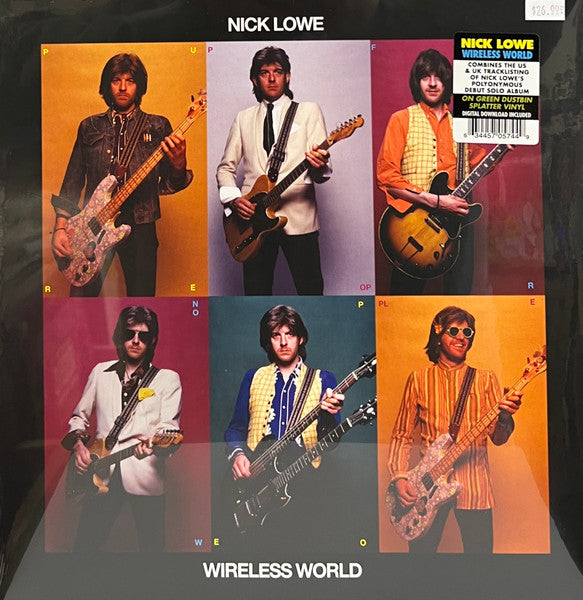 NICK LOWE (ニック・ロウ) - Wireless World (US 2022 RSD 限定「グリーンu0026 ブラック・マーブル・ビニール  」LP+DLコード/ New)