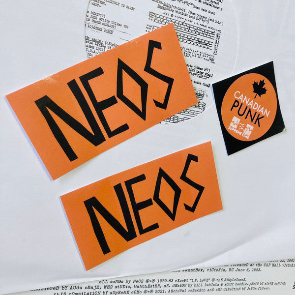 NEOS (ネオス) - Three Teens Hellbent On Speed (Canada 500枚限定プレス再発 LP/ New)